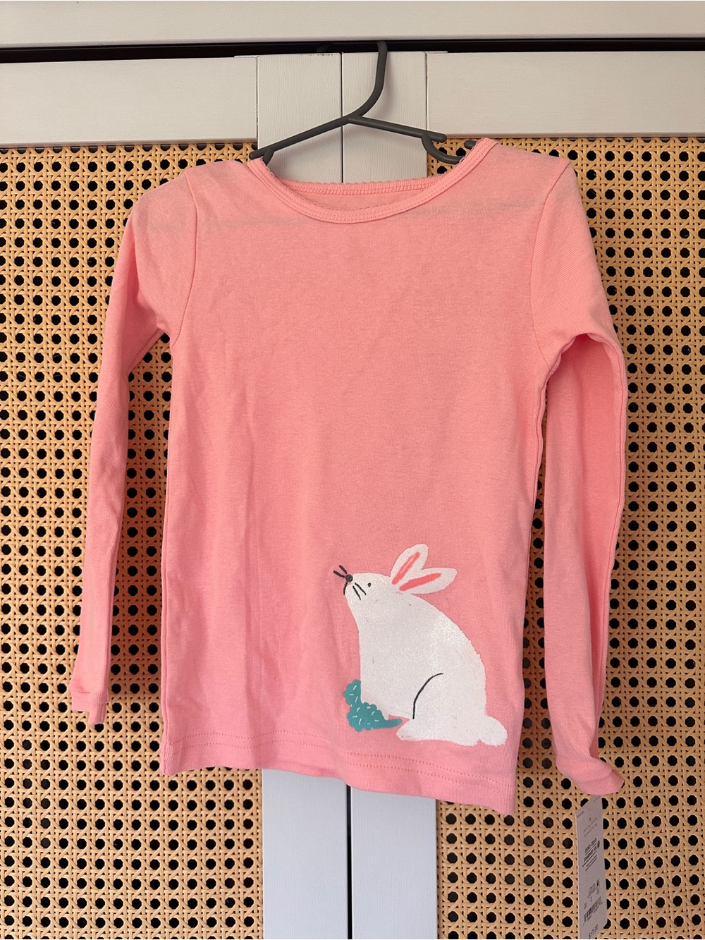 *NWT* Carter's Girls' Pink Long-Sleeve Bunny Top